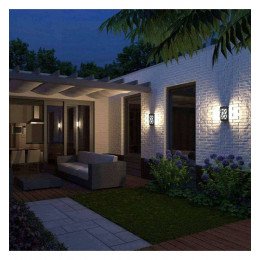 Aplique LED de pared E27 CAEN exterior IP44