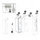 Wandlamp LED E27 CAEN voor buiten IP44