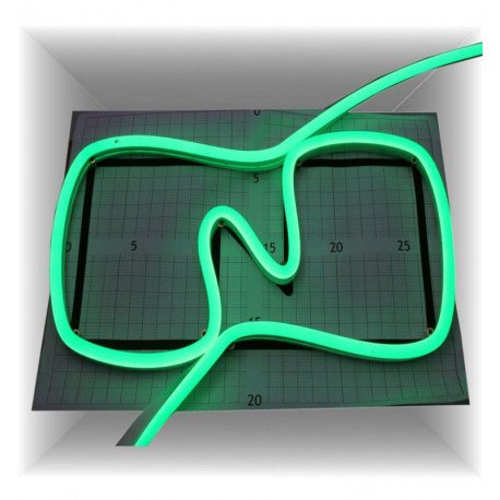 Led-neonstrip 8W 12V flexibel 25 m groen voor signing