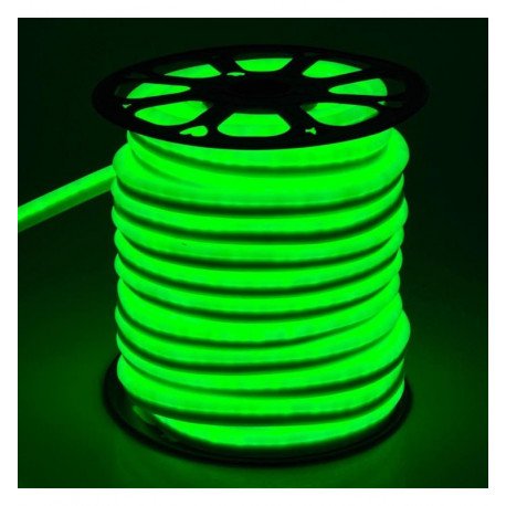 Led-neonstrip 8W 12V flexibel 25 m groen voor signing