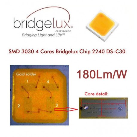 LED-schijnwerper 50W MAGNUM PRO SMD3030 Bridgelux 60° IP65