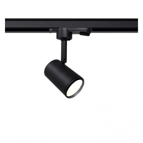 Opbouw railspot GU10 zwart 1-fase aluminium
