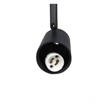 Opbouw railspot GU10 zwart 1-fase aluminium