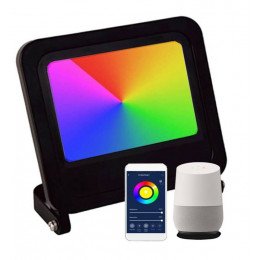 Led-schijnwerper 50W SMART WiFi RGB+CCT dimbaar voor buiten