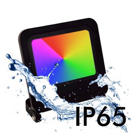 Foco LED 50W SMART WiFi RGB+CCT regulable para exterior