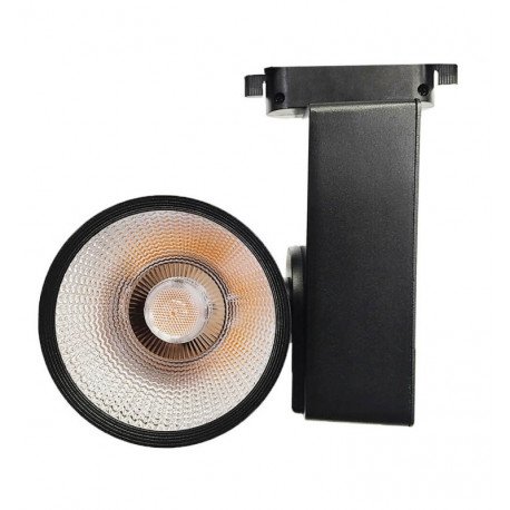 Led-schijnwerper 40W GRAZ voor eenfasige rail Bridgelux CRI+98 zwart