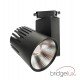 Led-schijnwerper 40W GRAZ voor eenfasige rail Bridgelux CRI+98 zwart