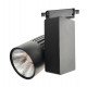 Led-schijnwerper 40W GRAZ voor eenfasige rail Bridgelux CRI+98 zwart
