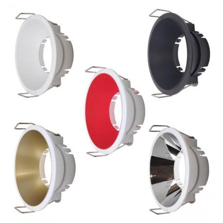 Inbouwspot GU10/MR16 URG19 vast rond