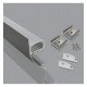 Aluminium profiel CORNISA 2 m voor ledstrip met click
