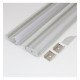 Aluminium profiel CORNISA 2 m voor ledstrip met click