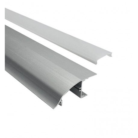 Aluminium profiel CORNISA 2 m voor ledstrip met click