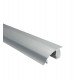Aluminium profiel CORNISA 2 m voor ledstrip met click