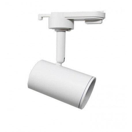 Led-railspot GU10 monofasisch wit aluminium