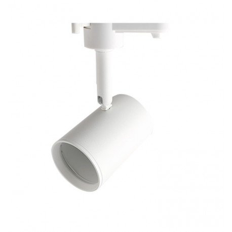 Led-railspot GU10 monofasisch wit aluminium