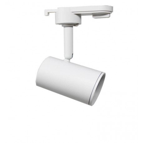 Led-railspot GU10 monofasisch wit aluminium