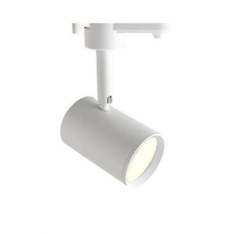 Led-railspot GU10 monofasisch wit aluminium