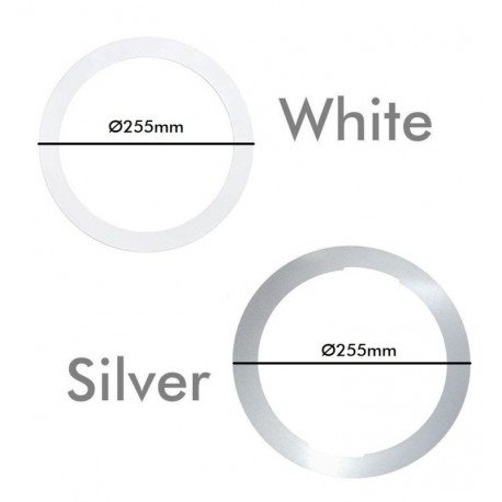 Aro supletorio para downlight LED 25,5 cm, interior IP20