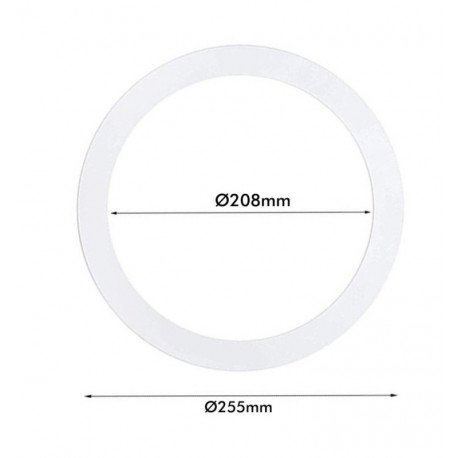 Aro supletorio para downlight LED 25,5 cm, interior IP20