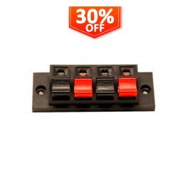 Elektrische multi-connector met 4 drukklemmen