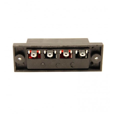 Elektrische multi-connector met 4 drukklemmen