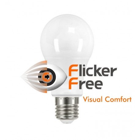 Bombilla LED 9W E27 A60 180º OSRAM Chip DURIS sin flick