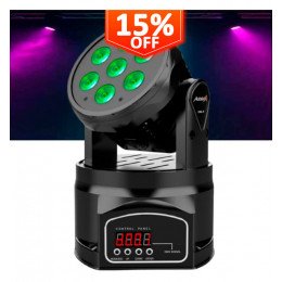 LED moving head 70W Wash+Beam RGBW voor events