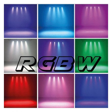 LED moving head 70W Wash+Beam RGBW voor events