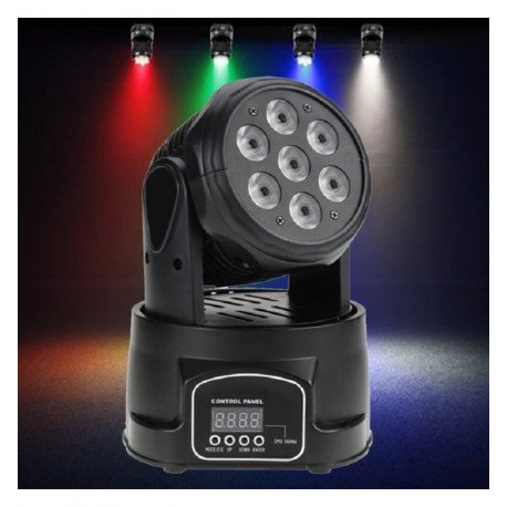 LED moving head 70W Wash+Beam RGBW voor events