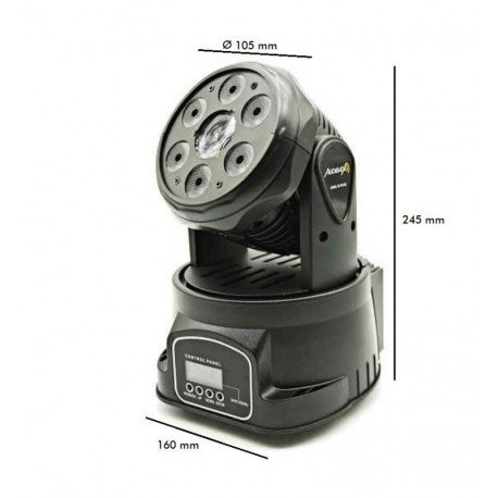LED moving head 70W Wash+Beam RGBW voor events