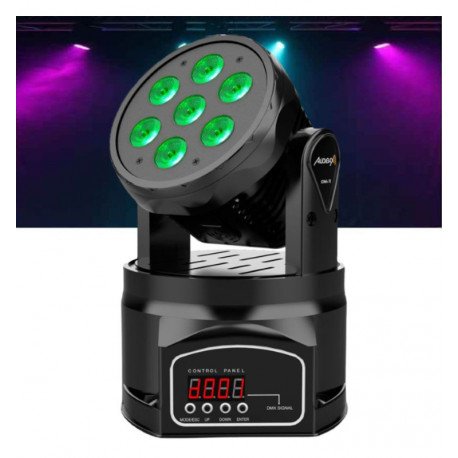 LED moving head 70W Wash+Beam RGBW voor events