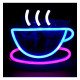 Led-neonstrip blauw 6 mm 12V 5 m + voeding