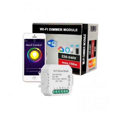 Slimme wifi LED-dimmer met TRIAC tot 150W