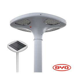 Led-zonne-straatverlichting 100W SUNWAY met batterij BYD 3000K