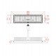 Proyector LED 200W exterior IP65 25º alta eficacia Philips Xitanium