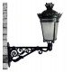 Aluminium arm Villa 52 cm voor led-straatverlichting buiten