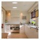 Plafondlamp led 24W voor interieur OSRAM Chip zilver