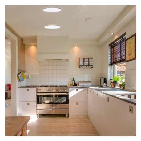 Plafón LED 24W para techo interior OSRAM Chip plata
