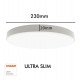 Plafondlamp led 24W voor interieur OSRAM Chip zilver