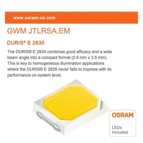 Plafondlamp led 24W voor interieur OSRAM Chip zilver
