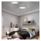 Plafondlamp led 24W voor interieur OSRAM Chip zilver