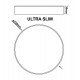 Plafondlamp led 24W voor interieur OSRAM Chip zilver