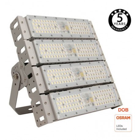 Led-schijnwerper 200W buiten 60° OSRAM DOB MAGNUM aluminium