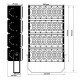 Led-schijnwerper 200W buiten 60° OSRAM DOB MAGNUM aluminium