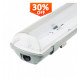 IP65 waterdichte kap voor 2 ledbuizen 60 cm voor buiten