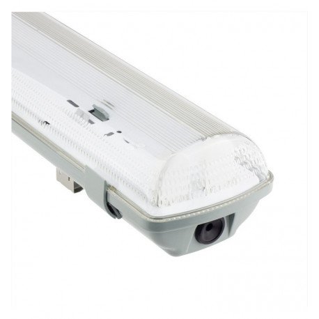 Pantalla estanca IP65 para 2 tubos LED 60cm exterior