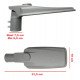 Led-straatverlichting 60W buiten IP65 ASKER Bridgelux high efficiency