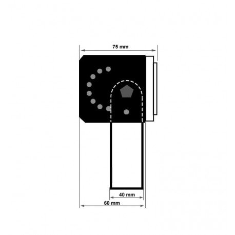 Led-schijnwerper 50W exterieur IP65 60º aluminium 6063 OSRAM