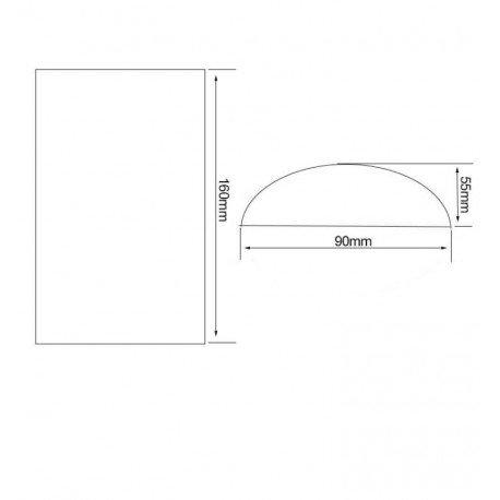 Aplique LED de pared 12W doble luz exterior IP54