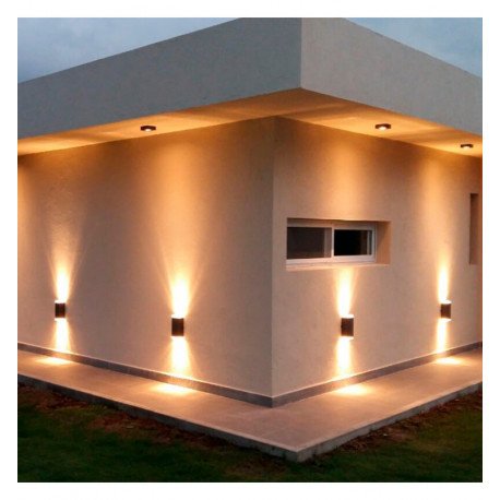 Wandlamp led CANNES 12W dubbele lichtbundel buiten IP54